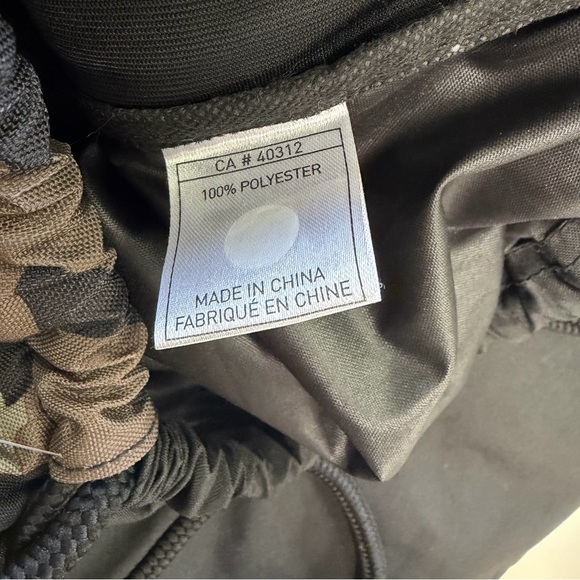 adidas Men’s Camo Drawstring Backpack in Black and Brown - Picture 4 of 4